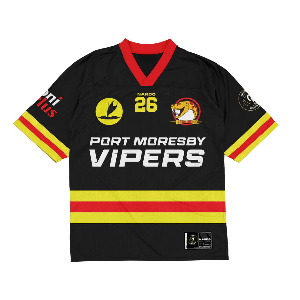 Port Moresby Vipers NFL Style Jersey